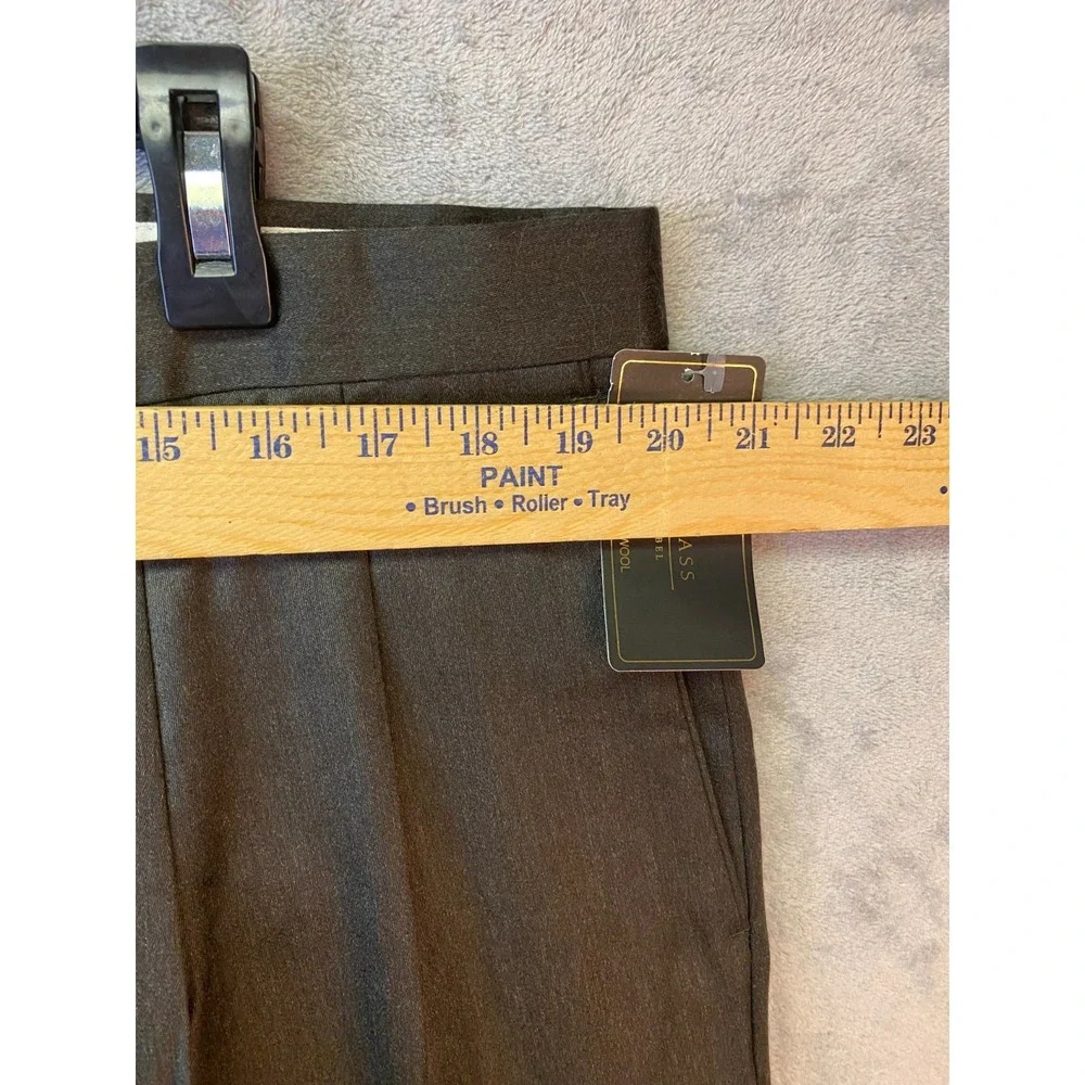 Bill Blass Black Label Men's Wool Cashmere Dress Pants 40R/38